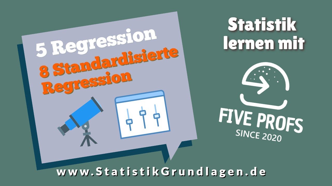 5.8 Regression | Standardisiertes Regressionmodell