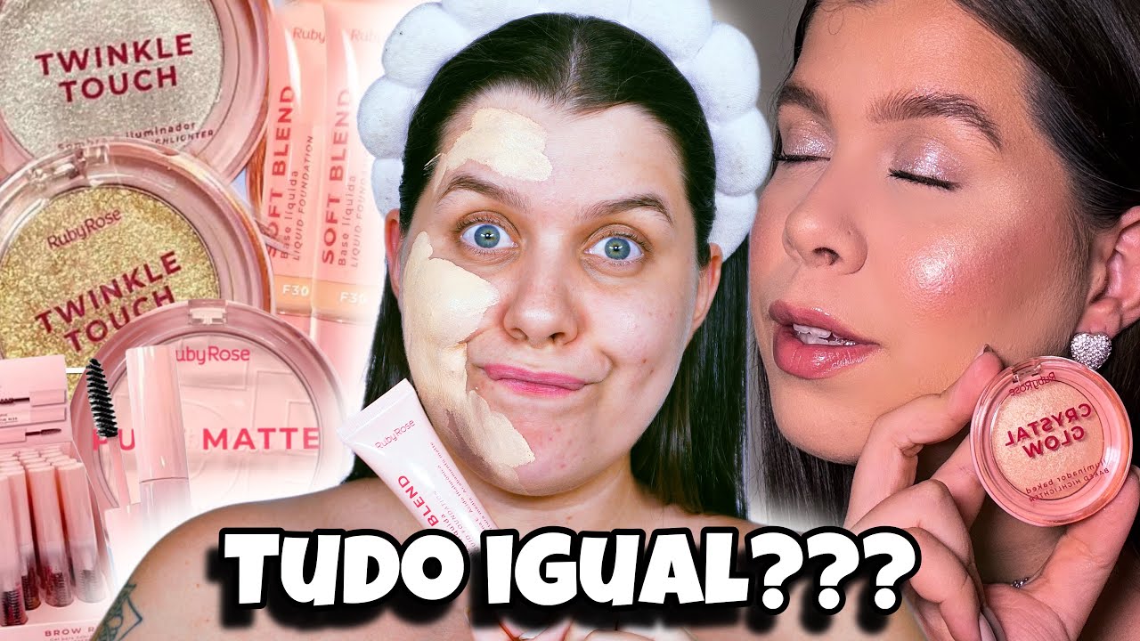 Testando a linha ROSA da RUBY ROSE será que VALE???