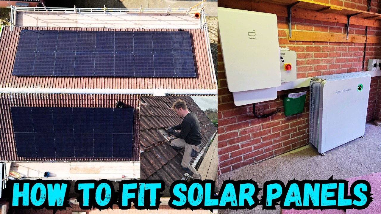 Step by step - How do you install Solar panels and SIGENERGY