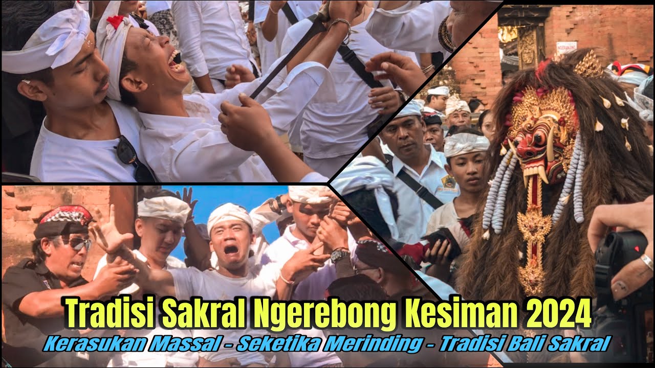 Seketika Merinding Tradisi Ngerebong Desa Adat Kesiman 14 Oktober 2024