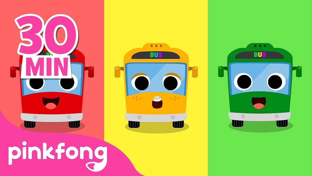 Les Roues de l'Autobus et Plus | +Comptines | Pinkfong B&eacute;b&eacute; Requin en fran&ccedil;ais Chansons pour Enfants