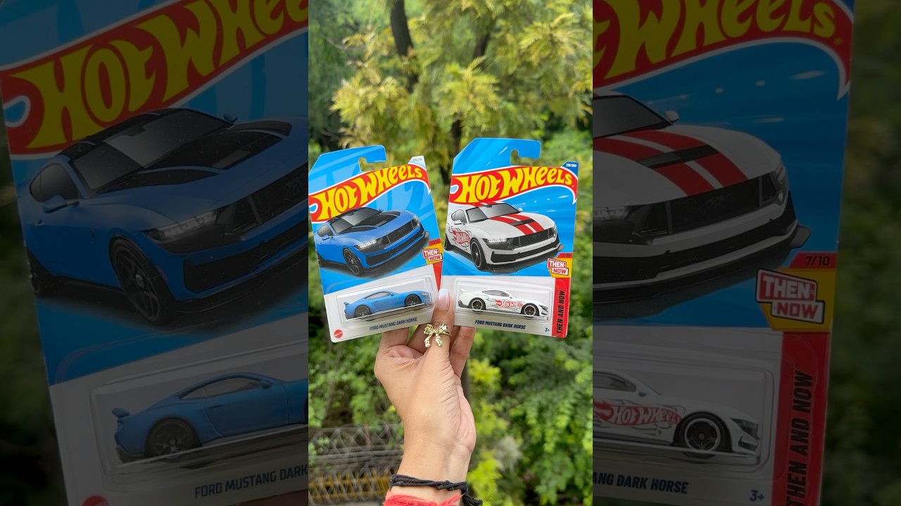 Another day another combo! Ford Mustang Dark Horse #hotwheelscollector #fordmustang