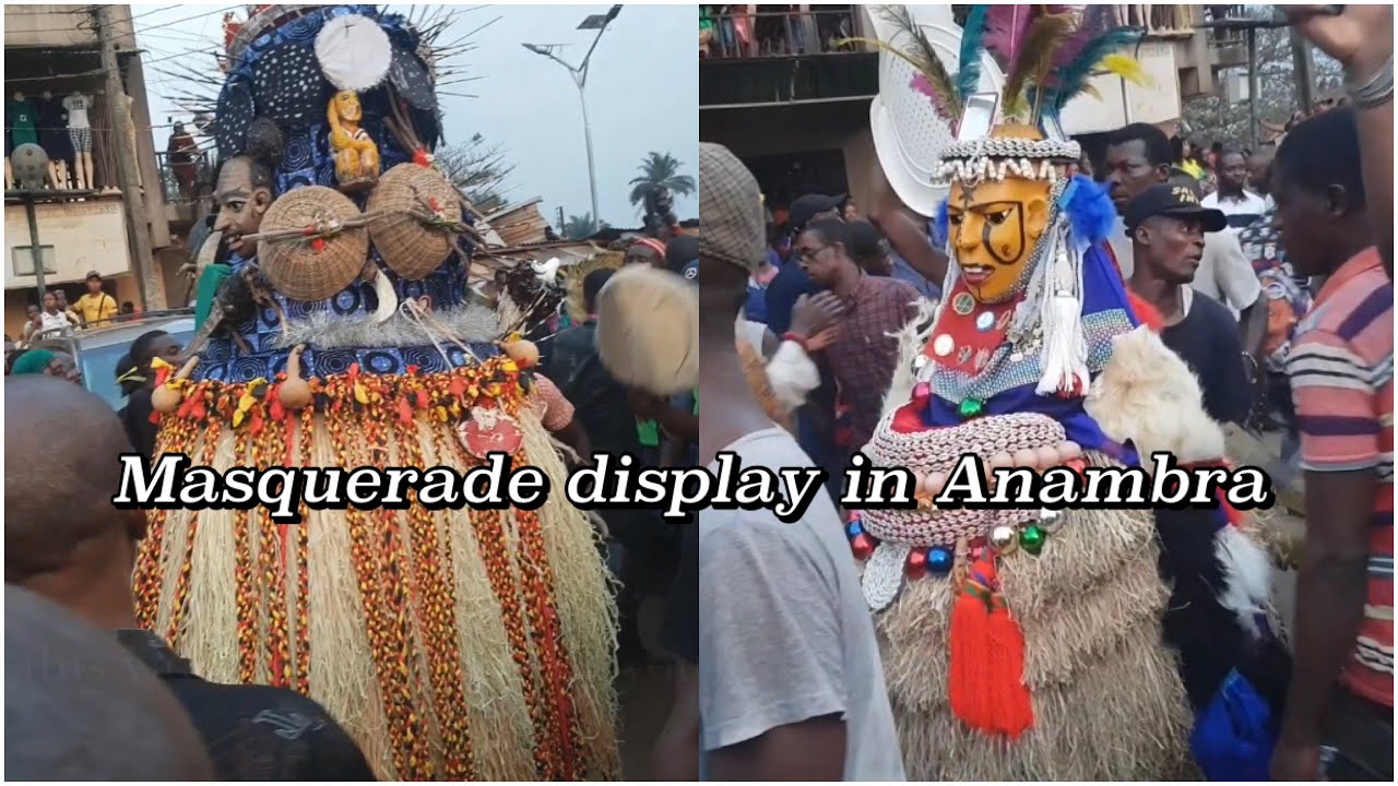 Watch! Masquerade display at Umuchu & Achina in Anambra for 8 minutes straight!