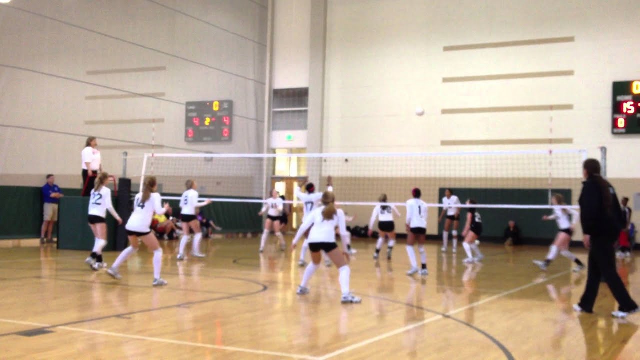Serve it up Grace! Team Sting at UAB!