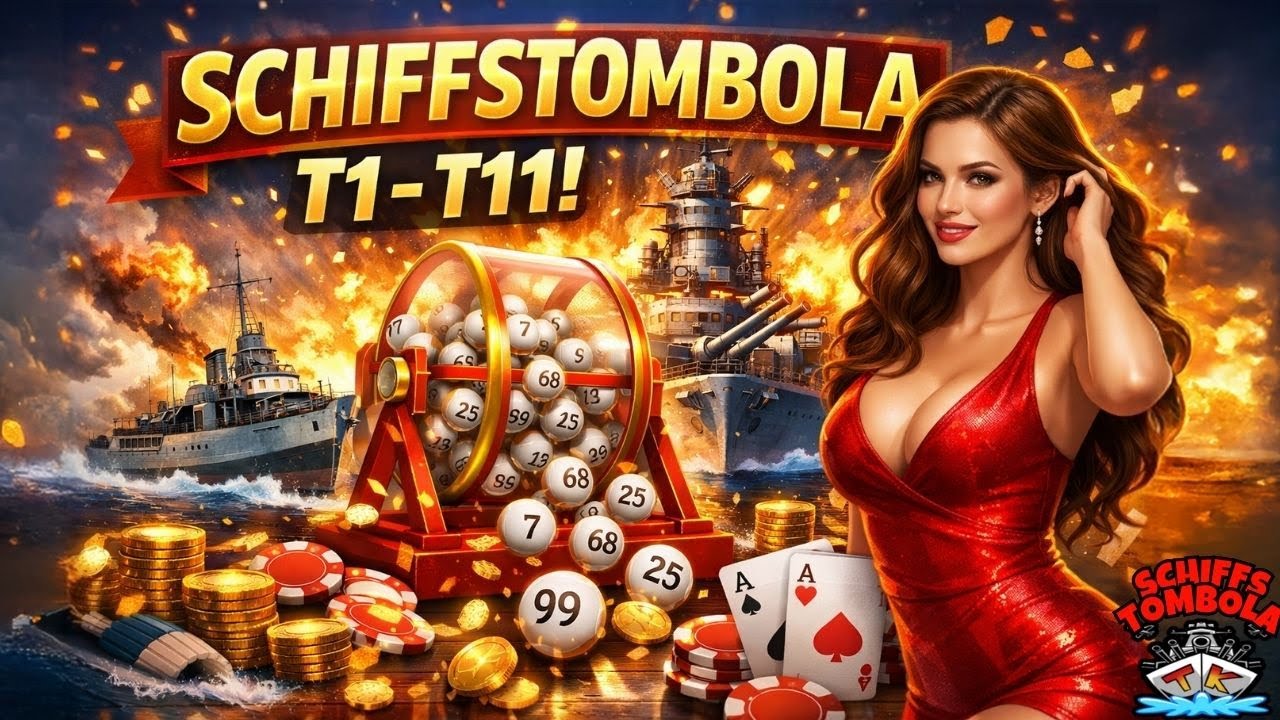 T1 bis T11 Schiffe!? - 100% Schiffstombola 😂🔥 | Schiffstombola | ⚓️ World of Warships 🚢