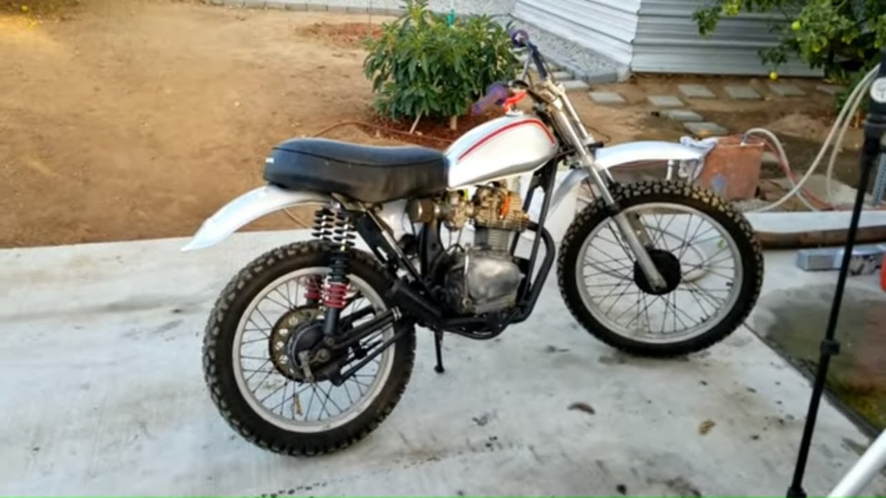 First wash in years before WILL IT RUN ? 73 HONDA Sl100 pre xl100 first ride in years too