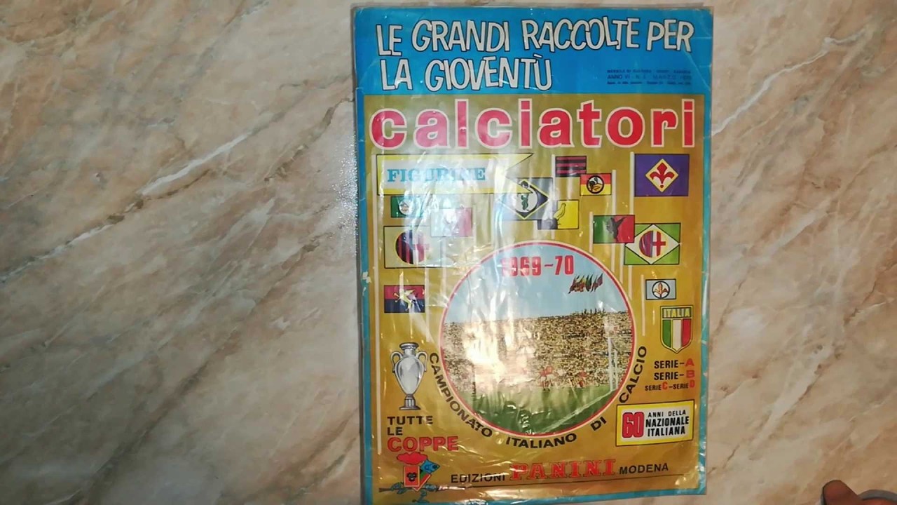 Album Figurine calciatori Panini 1969-1970 (completo)