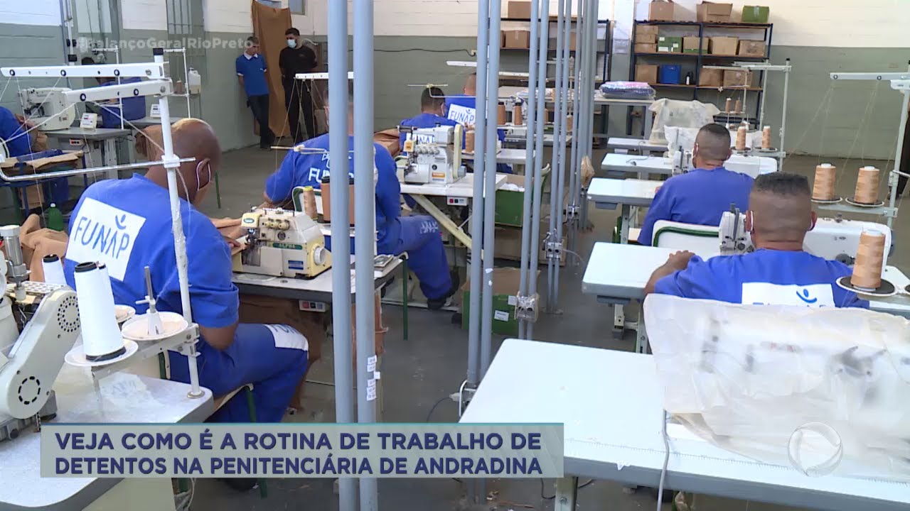 Conheça a rotina de trabalho dos detentos na penitenciária de Andradina