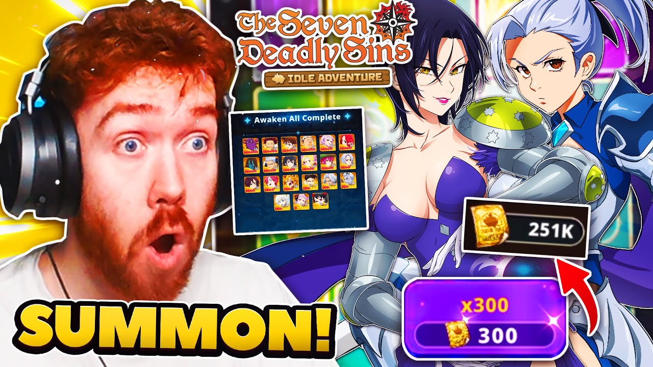 BIGGEST F2P TICKET SUMMONS! 250K FOR OP JERICHO & MERLIN! | 7DS: Idle Adventure!