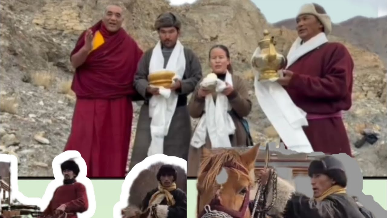 Ladakh losar in gya village and chipgyus 🐴#gya village #mountains #vlog