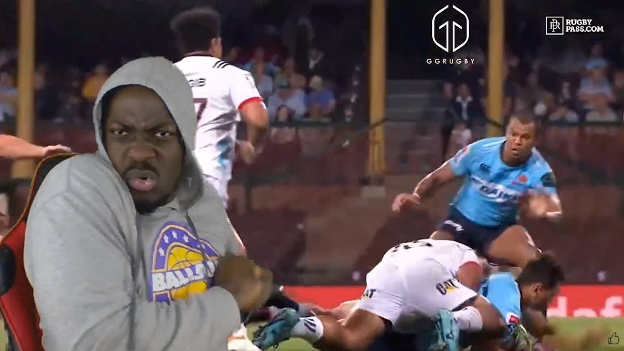 NBA BASKETBALL FAN REACTS TO RUGBY OUTRAGEOUS RIB BREAKING HITS