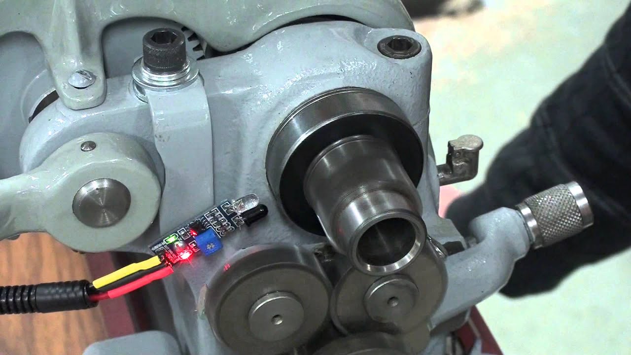 Installing a tachometer on a vintage South Bend lathe