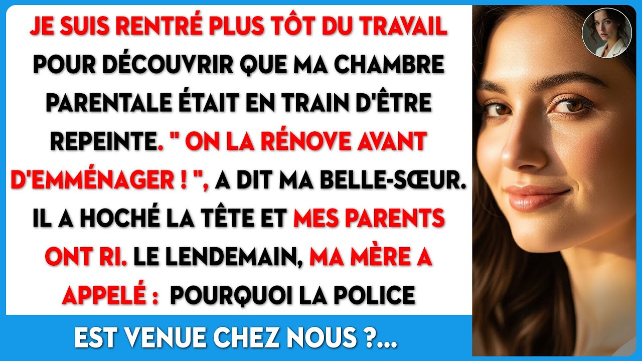 Ma belle-sœur voulait rénover ma chambre avant d'emménager. Alors je l'ai fait...