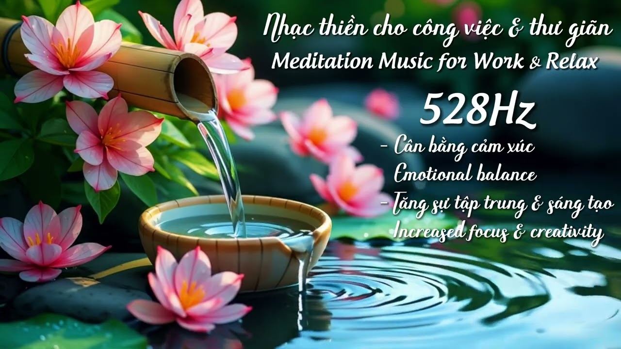 Meditation music for work: Balance • Focus • Creativity #528Hz #1hour