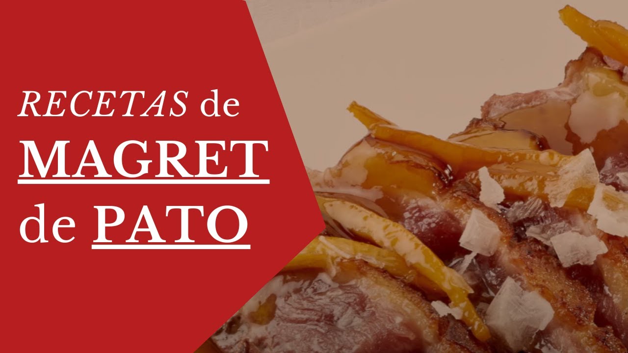 Recetas de Magret de Pato - Cómo cocinar la pechuga de pato 🦆