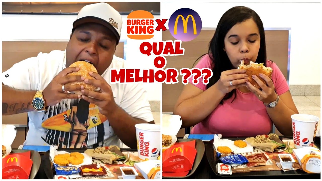 BATALHA MCDONALD'S X BURGUER KING                     QUAL O MELHOR???