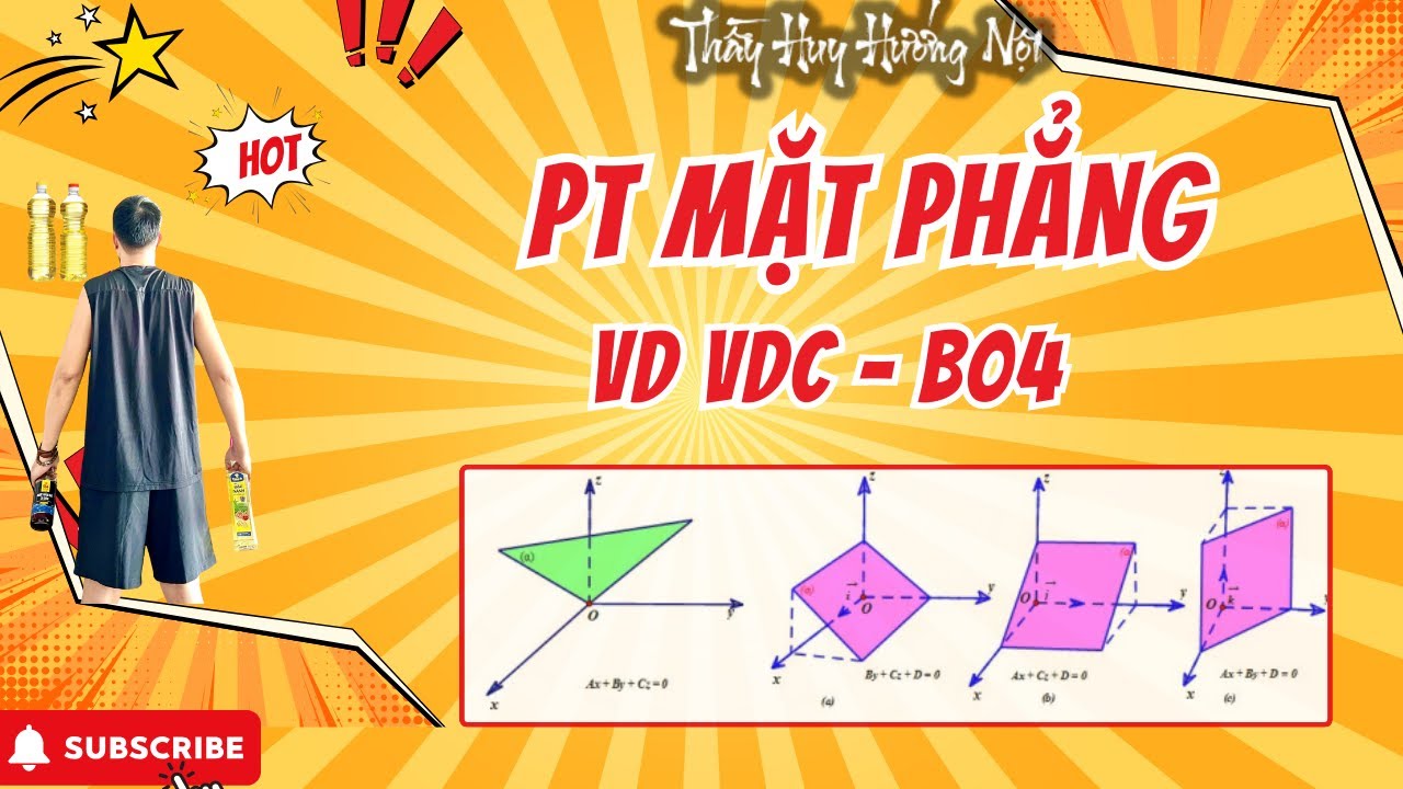 OXYZ - PHƯƠNG TRÌNH MẶT PHẲNG VDC - B04