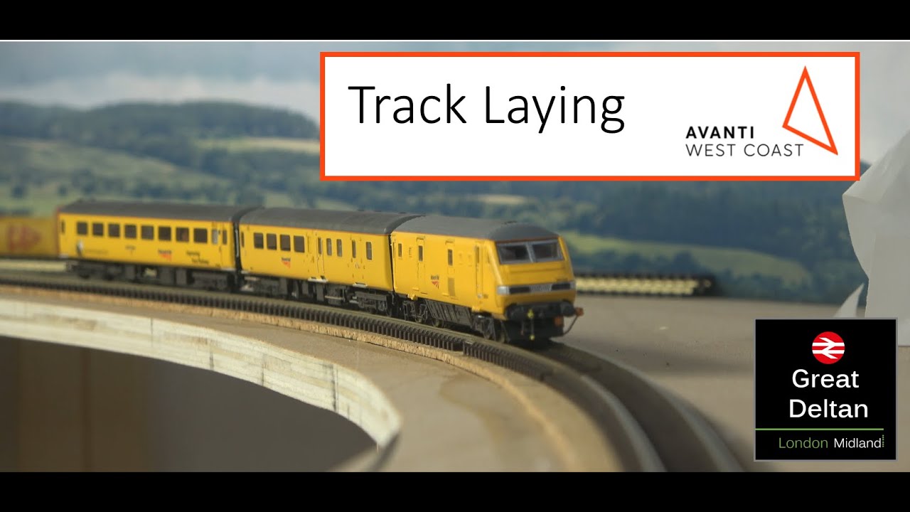 Строительство ветки - укладка пути