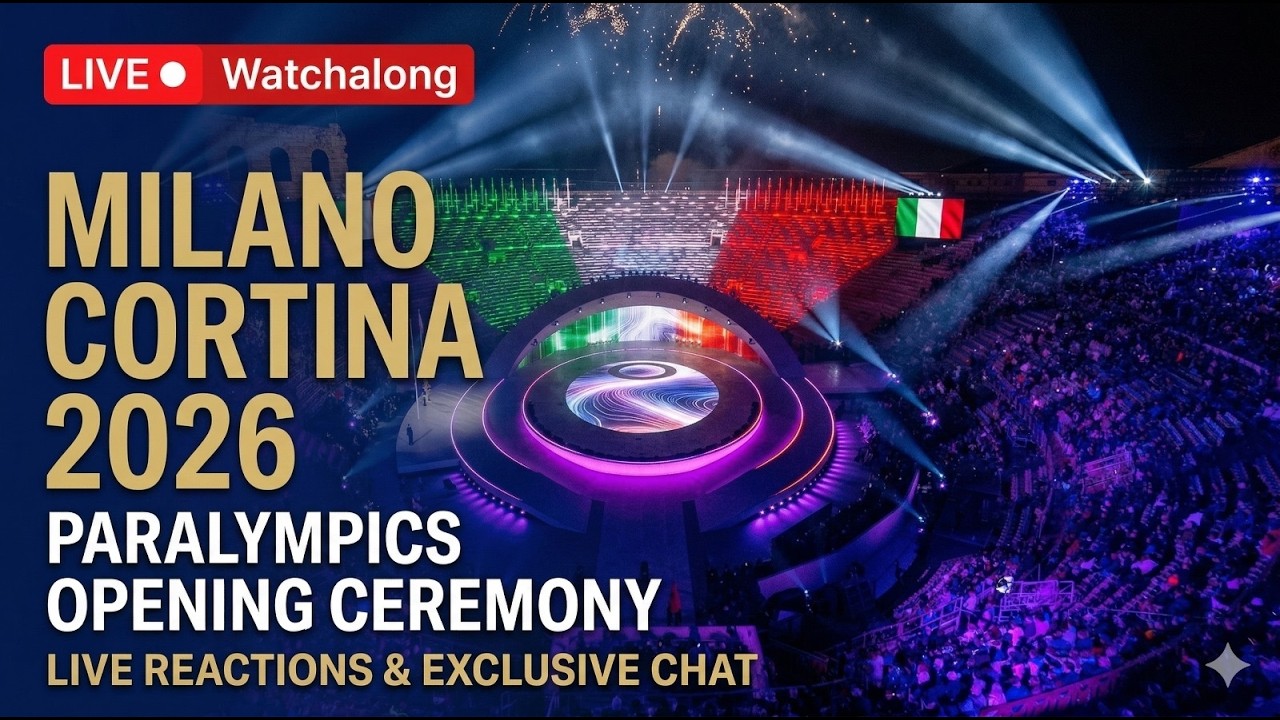 Paraolympic Milano Cortina Opening Ceremony Live Watchalong & Reaction