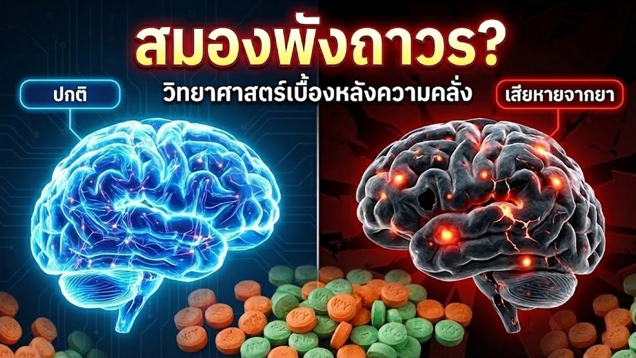 สมองพังถาวร? ผ่าสมองดูวินาทีที่ 'ยาบ้า' เปลี่ยนคนให้เป็นปีศาจ | สารคดีพิเศษ