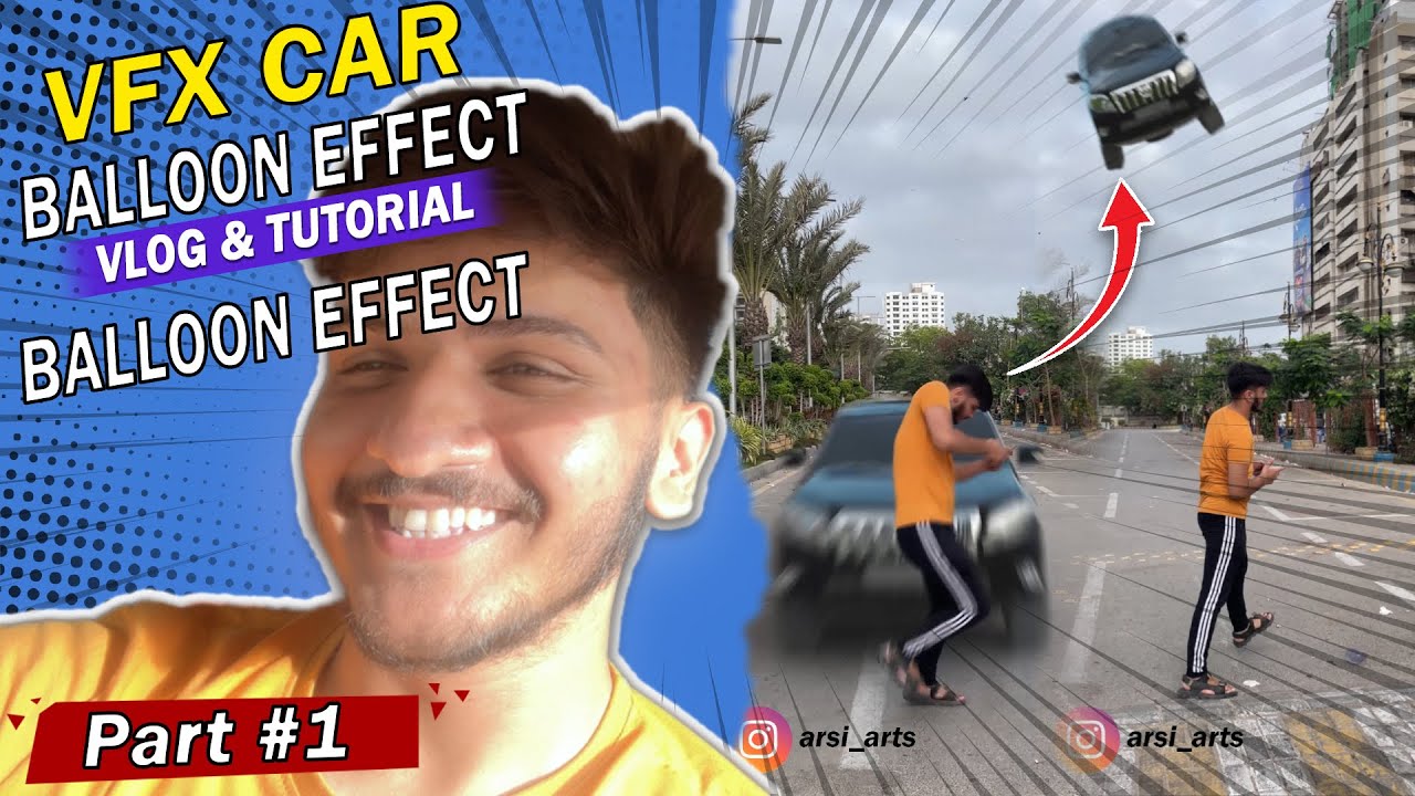 Car Balloon VFX Effect in Blender - Vlog & Tutorial in Urdu/Hindi - Part 1