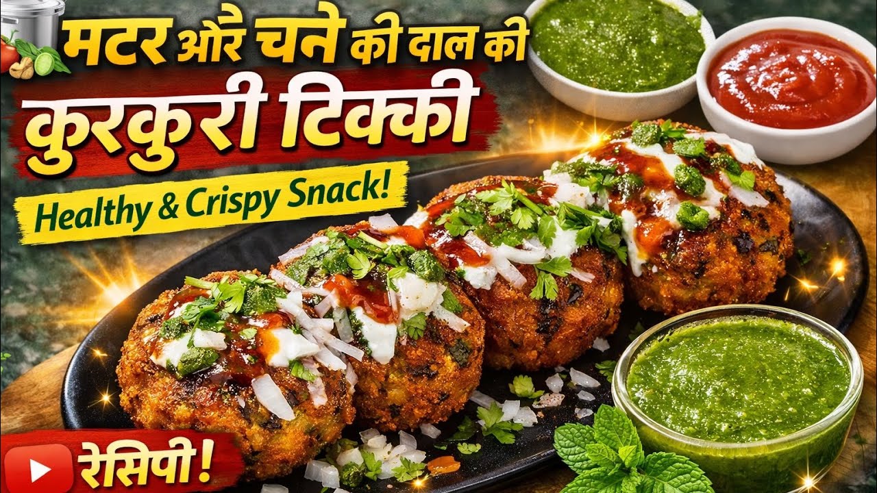 MATAR AUR CHANE KI DAL KI TIKKI | #recipe | #food |#warzone | #cooking | #shorts | #trending 