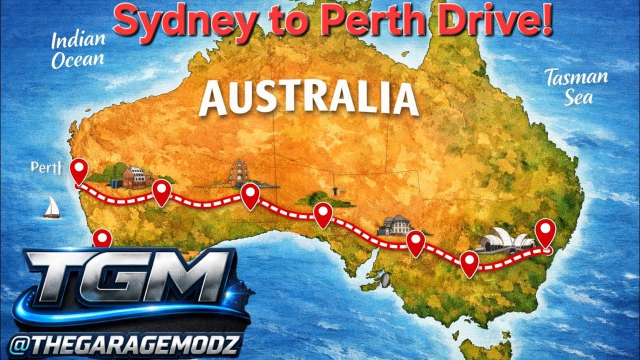 Sydney to Perth Drive! Experience the journey! #Australia #Sydney #Melbounre #Perth