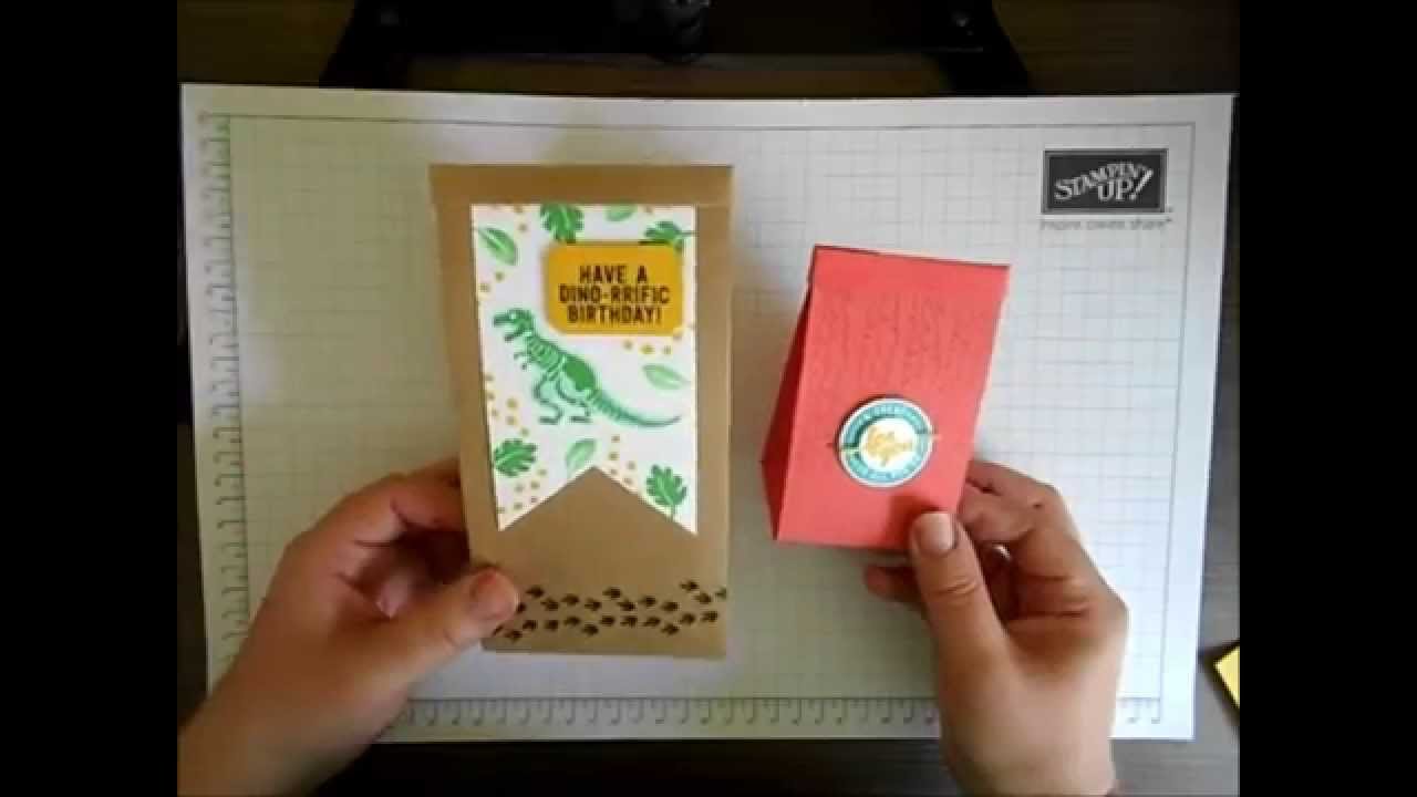 Stamping With Val - Using the Gift Bag Punch Board to Make Cafe Bags!