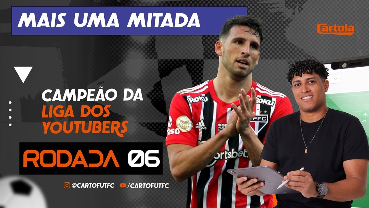 CARTOLA FC RODADA 06 - MITADA ATRÁS DE MITADA - QUE INICIO DE TEMPORADA FANTASTICO - 100 PONTOS