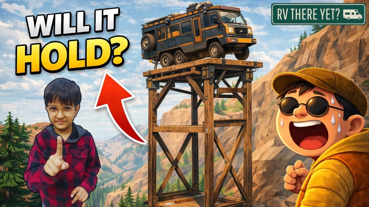 This Elevator Is My ONLY Way Up… 🚐⬆️ | RV There Yet Gameplay