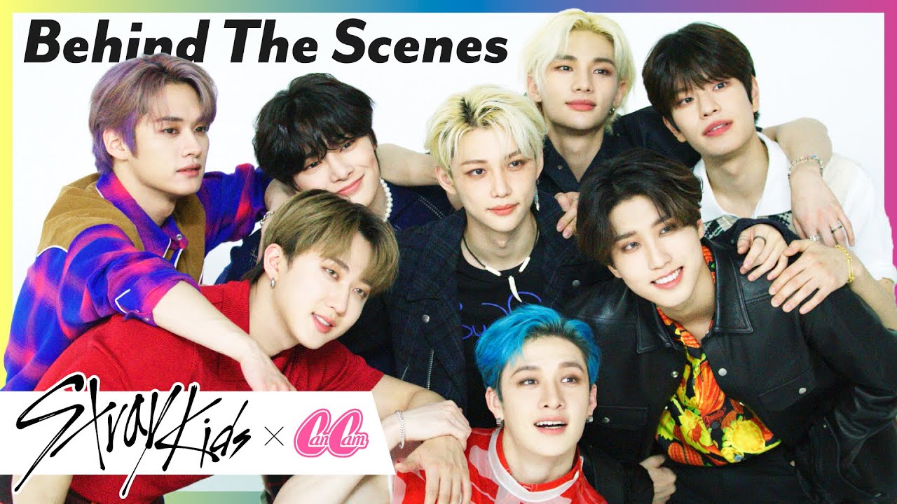 Eng Sub) 【Stray Kids】スキズの表紙撮影に潜入✨Behind The Scenes CanCam Photoshoot