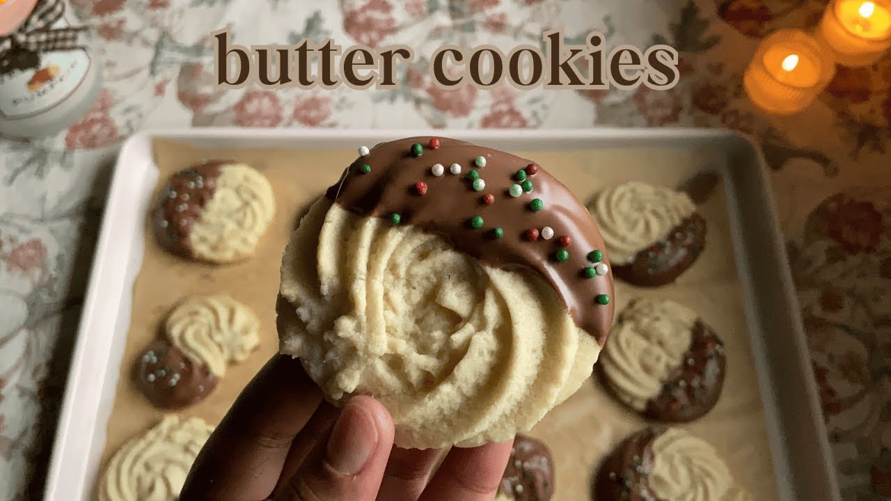 Butter Cookies ♡ Bake With Me