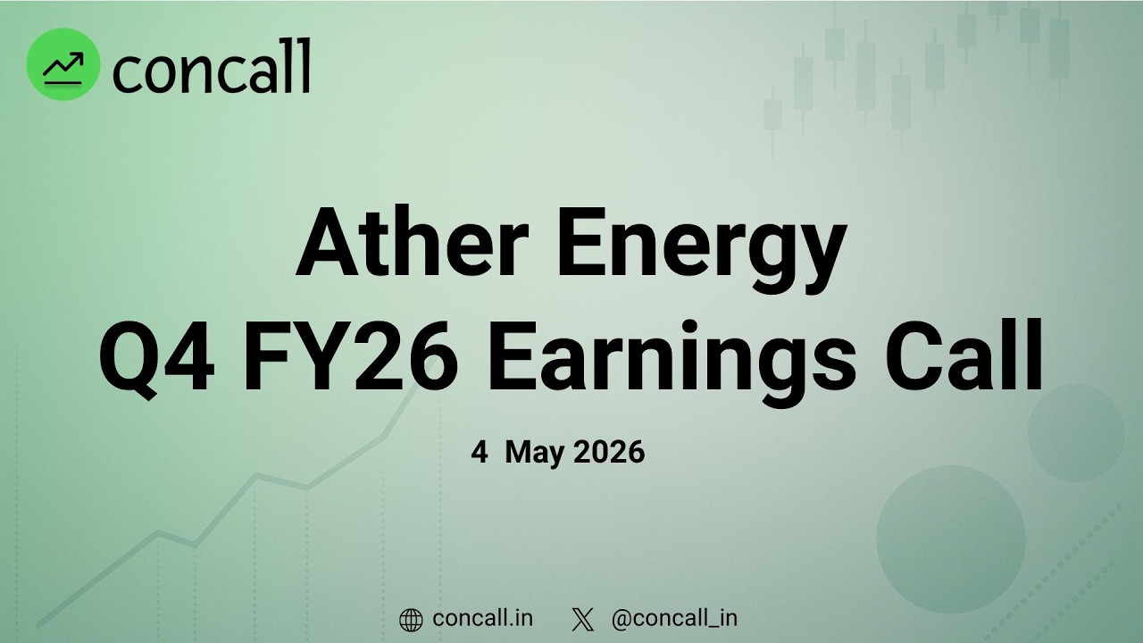 Ather Energy Q4 FY26 Earnings Conference Call | Concall.in