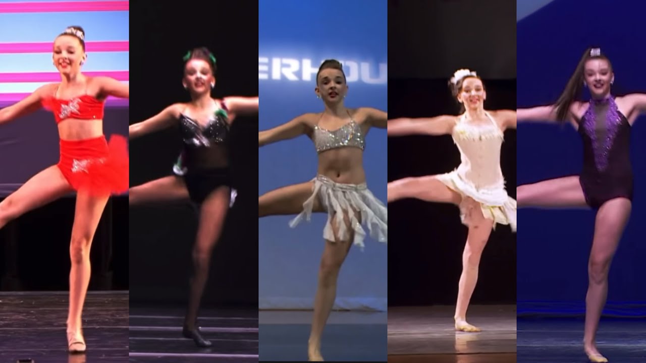 All  Kendall Vertes’ Turns From Dance Moms Solos Compilation [4K]