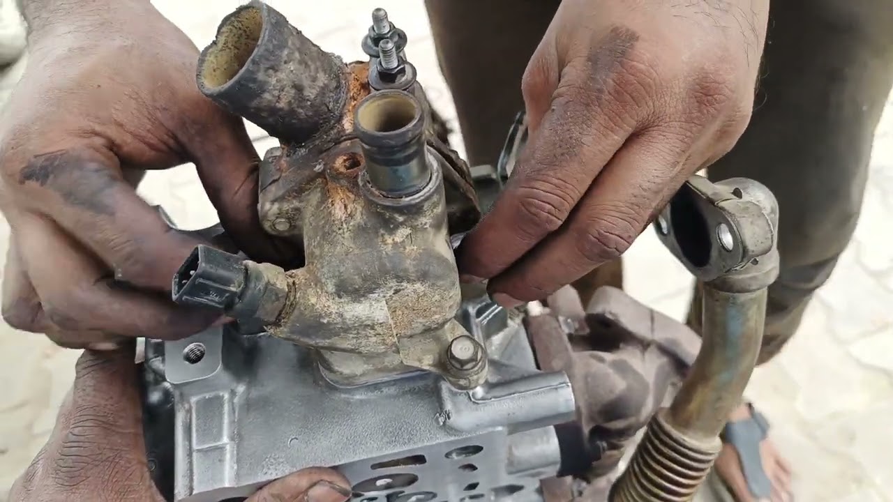 Car Hyundai creta diesel head gasket change engine timing set mechanic workshop 🧑‍🔧🚗🛠️
