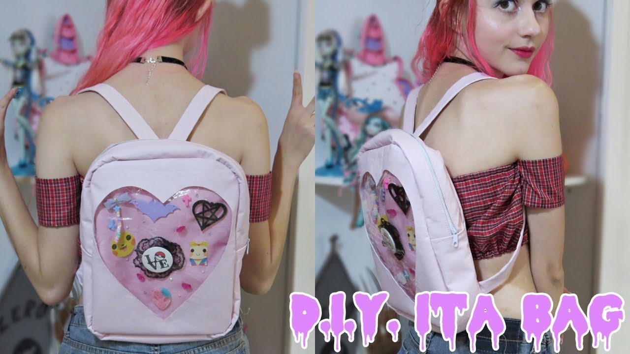 ☆ﾟ*･｡* D.I.Y. Ita Bag | Bolsa Kawaii & Otaku | Bolsa com transparência *･｡* ☆ﾟ| 𝕷𝖎𝖙𝖙𝖑𝖊 𝕭.