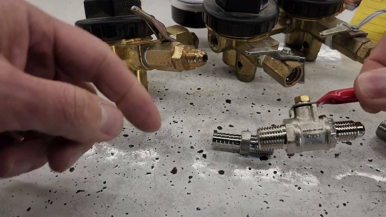 Why you can't change your CO2 regulator output barb to MFL.
