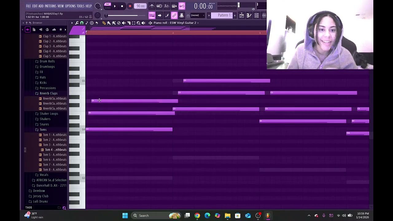 Making beats until im good: Day 1