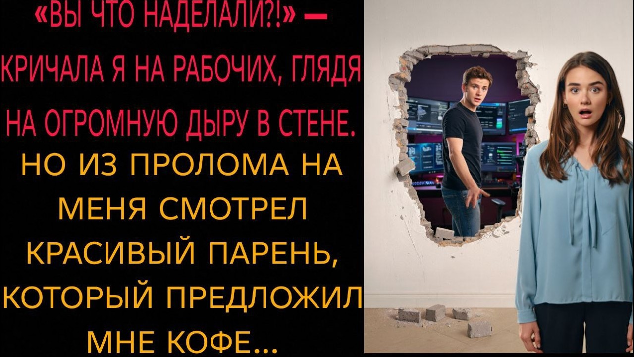 РЕМОНТ ОБЕРНУЛСЯ КАТАСТРОФОЙ: СДЕЛАЛА ДЫРУ В КВАРТИРУ СОСЕДА И ВЛЮБИЛАСЬ... 💔