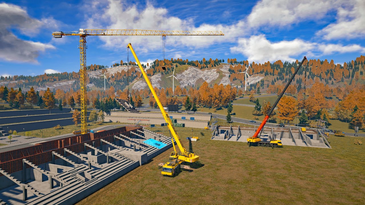 New Construction Simulator 2022 - Стадион (6/10) - Карта Германии 123 - Bau-Simulator