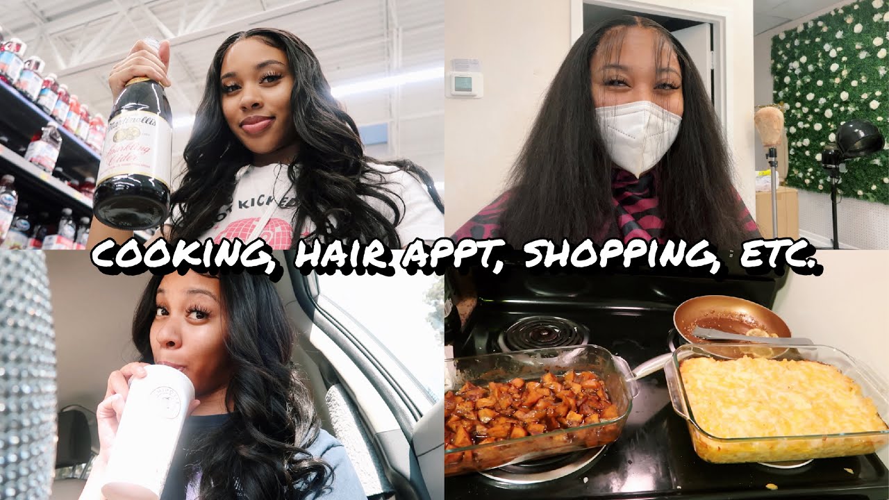 A Few Days In My Life: cooking soul food for the first time, hair appointment, shopping, etc.