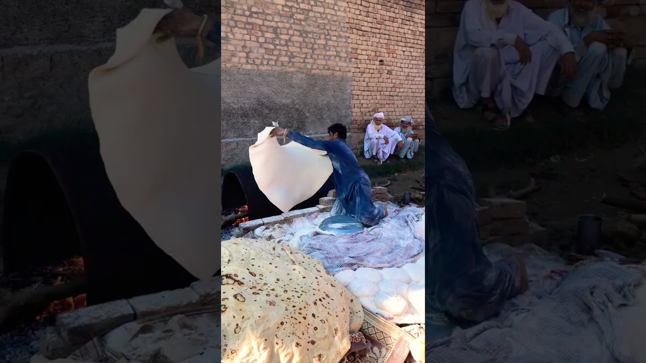 12-Foot Flatbread | World's Largest Traditional Roti Making on Drum | Largest Roti Ever!