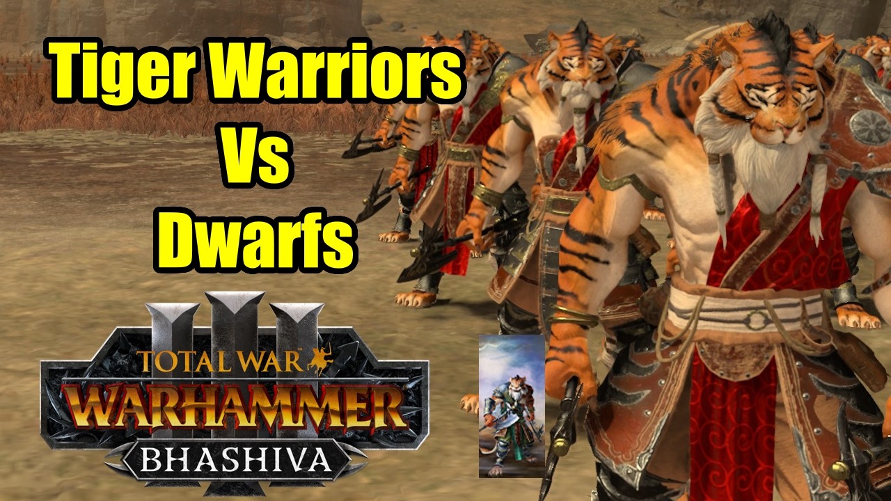 Tiger-Stacking - Grand Cathay Vs Dwarfs - BHASHIVA - Total War Warhammer 3