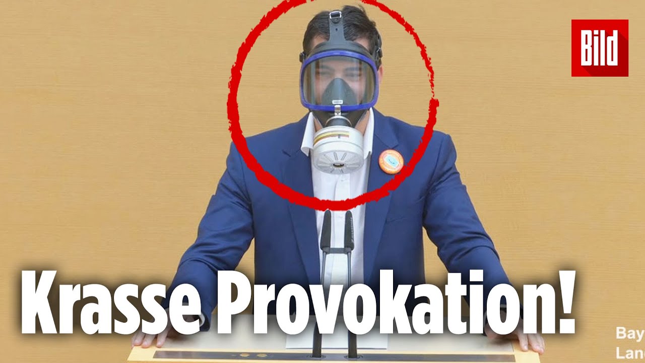 Abgeordneter erscheint mit Gasmaske &ndash; Alexander Hold entzieht ihm das Wort!