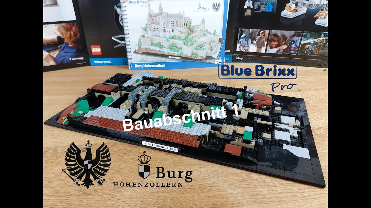BlueBrixx Pro 105084 Burg Hohenzollern Bauabschnitt 1 / Speedbuild