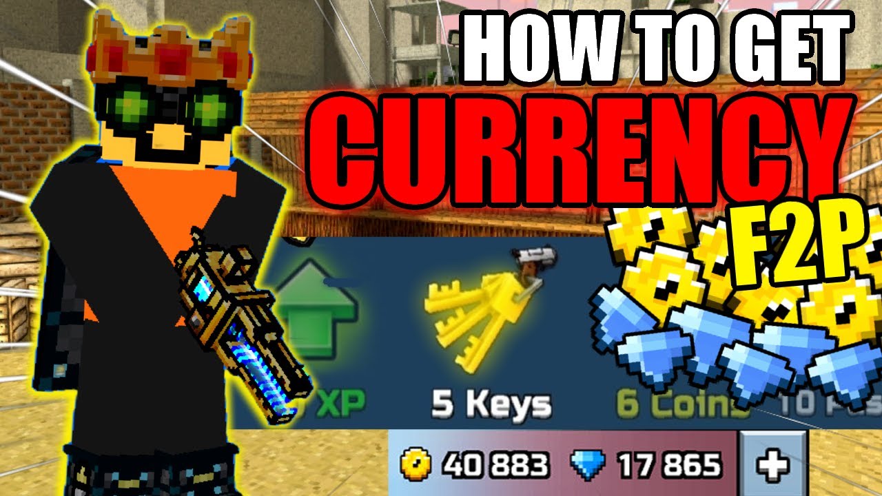 САМЫЕ ПРОСТЫЕ СПОСОБЫ ПОЛУЧИТЬ ВАЛЮТУ F2P в Pixel Gun 3D
