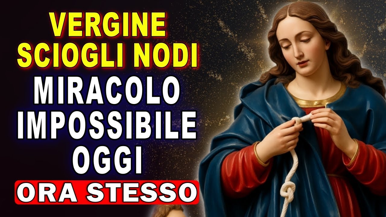 ROSARIO MIRACOLOSO 💗 LA VERGINE SCIOGLIE I NODI DEL TUO PASSATO 🙏 ASCOLTA OGGI