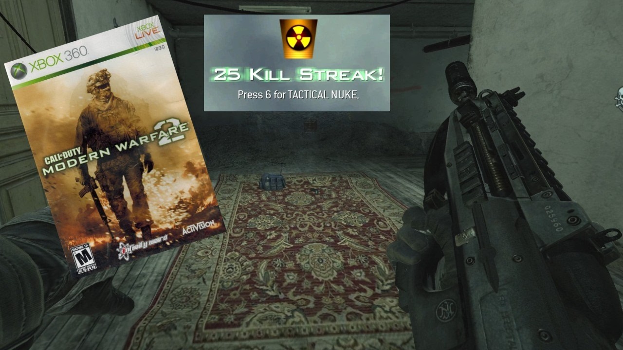 Modern Warfare 2 F2000 with Silencer Nuke on Skidrow