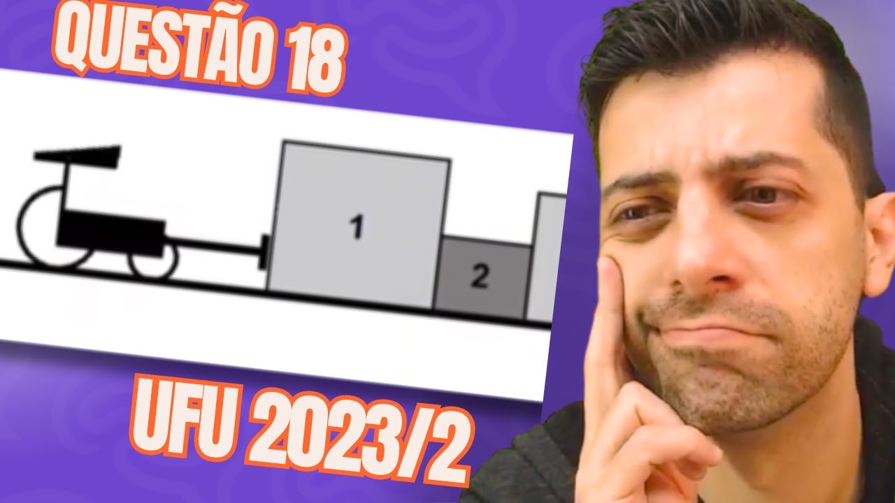 UFU 2023/2 - Q18 - Uma empilhadeira empurra com uma força constante