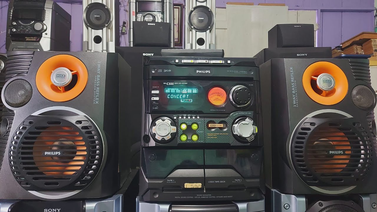 Philips FW-C555 Apresentando o aparelho e tocando com qualidade 270w rms/3.500w p.m.p.o